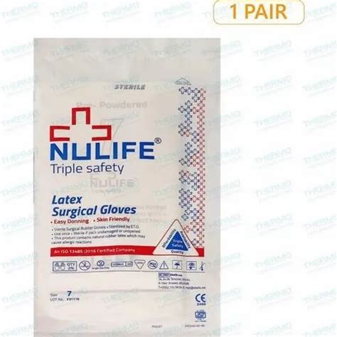 Latex Nulife Sterile Surgical Gloves Powder Free At Rs Box In Anand