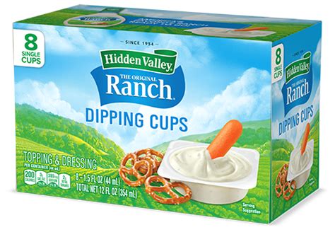 Hidden Valley® Ranch Dip Cups | Hidden Valley® Ranch