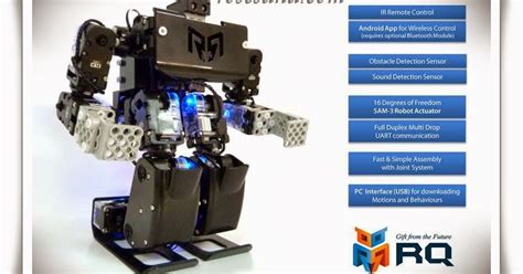 2R Hardware & Electronics: RQ-HUNO Humanoid Robot Kit