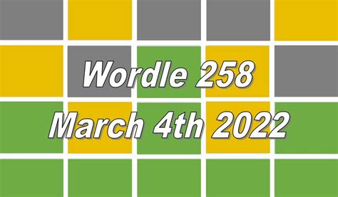 Wordle March 4