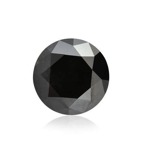 1.24 carat, Fancy Black Diamond, Round Shape, GIA, SKU 339729