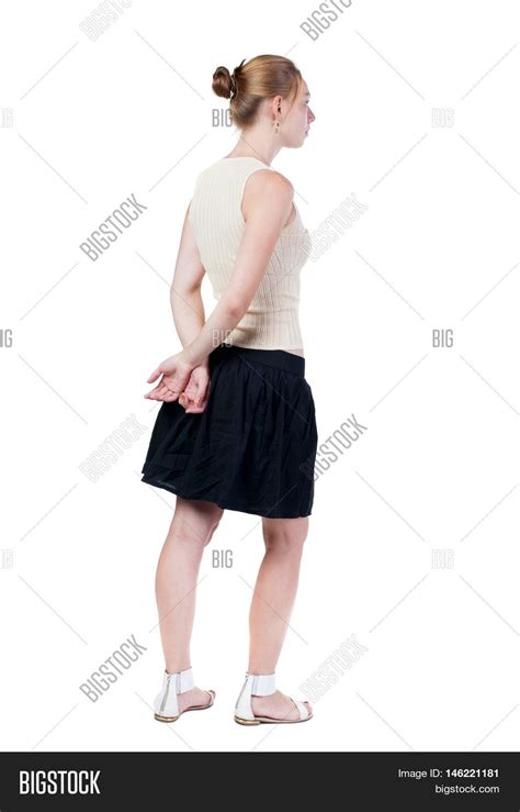 Back View Standing Image And Photo Free Trial Bigstock