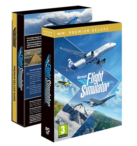 Microsoft Flight Simulator 2020 Premium Deluxe Edition Boxed Dvd Set