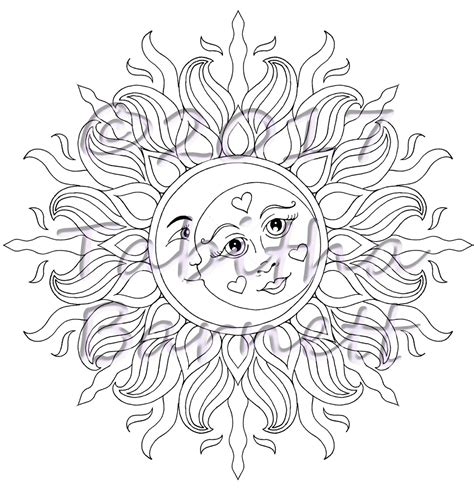 Https://tommynaija.com/coloring Page/adult Sun Moon Coloring Pages