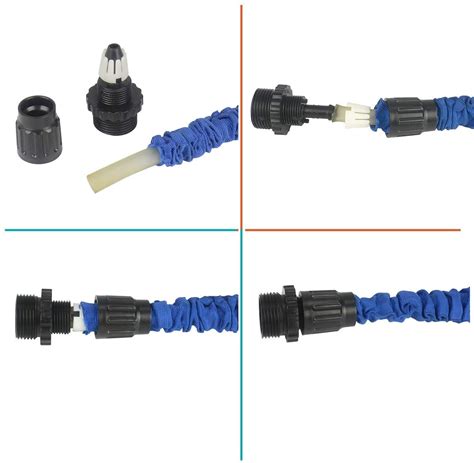 3sets Of Connectors For Garden Water Hose Expandable Xhose Female Male