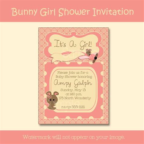 Creative Baby Shower Invitations Girls Invitation Design Blog