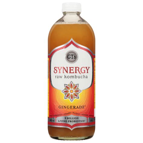 save on gt s living foods kombucha gingerade raw and organic order online delivery stop and shop