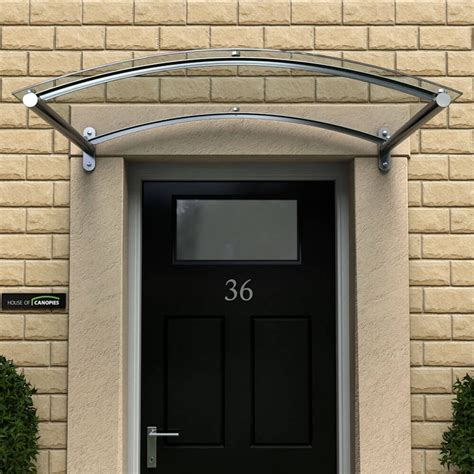 When you receive visitors at the front door, a door canopy can make chatting on the doorstep much more pleasant. Arched Door Canopy