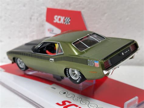 Scx Cuda Ivy Green Metallic Clover Leaf Racing