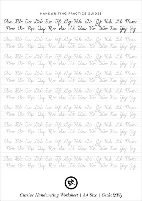 Get extra help with these free printable handwriting worksheets and flashcards. 5 Printable Cursive Handwriting Worksheets For Beautiful Penmanship