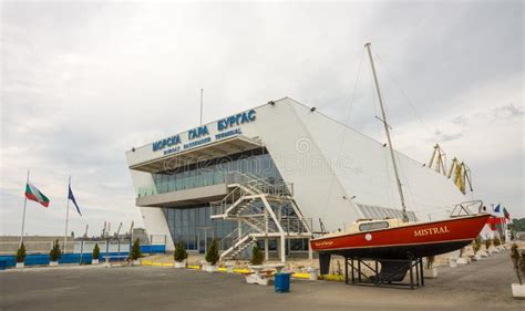 Marine Station Burgas Bulgaria Editorial Stock Photo Image Of Coast