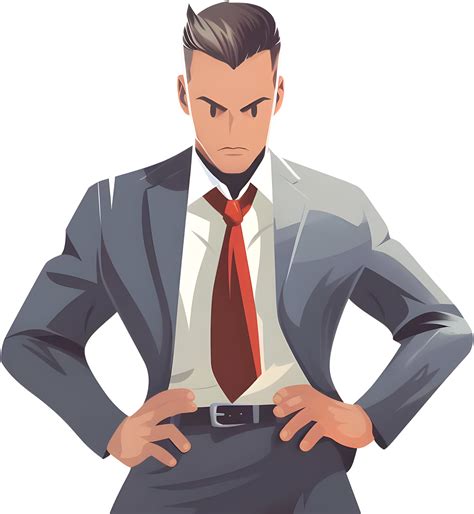 Angry Businessman Free High Quality Illustrations Yourillust