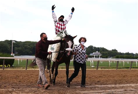 Ny Bred Tiz The Law Wins Barren Belmont Stakes