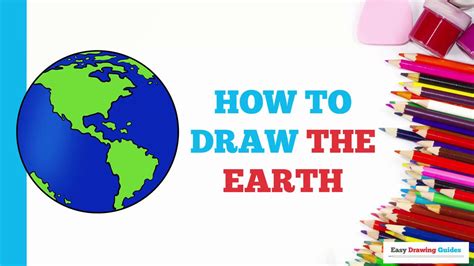 How To Draw The Earth In A Few Easy Steps Drawing