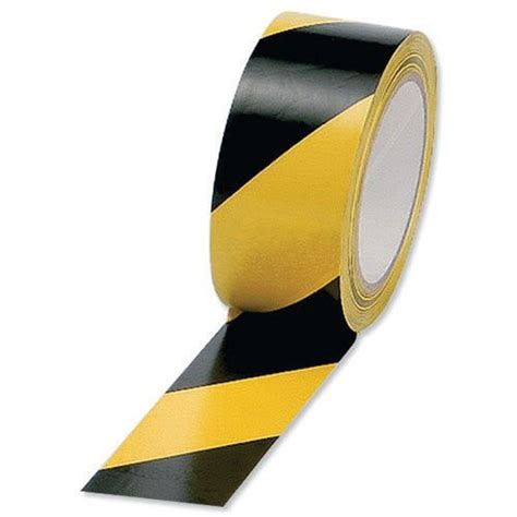 Yellowblack Self Adhesive Warning Tape Pack Of 6 Ry7525