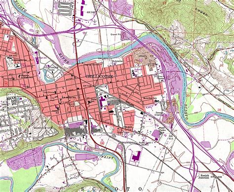 Exploring The Map Of Chillicothe Ohio In 2023 Map Of The Usa