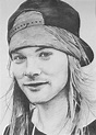 axl rose by nosslo traditional art drawings portraits Pencil Portrait ...
