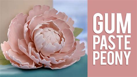 How To Make Gum Paste Peony Flowers Doovi