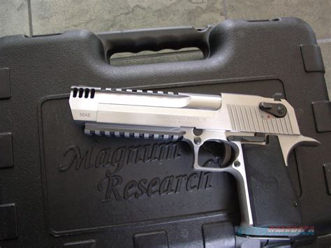 Desert Eagle 50ae Caliber1st All Stainless Wit For Sale