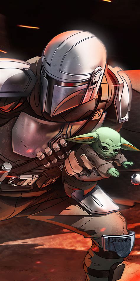 1080x2160 The Mandalorian Baby Yoda 5k One Plus 5thonor 7xhonor View