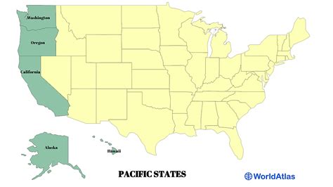 Pacific United States Map