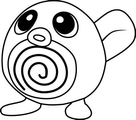 Poliwag Pokemon Coloring Page Free Printable Coloring Pages For Kids