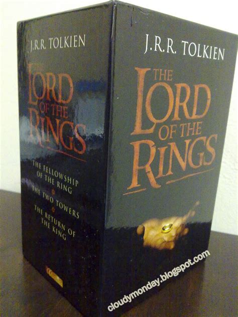 Cloudymonday The Lord Of The Rings Book Collection For Sale