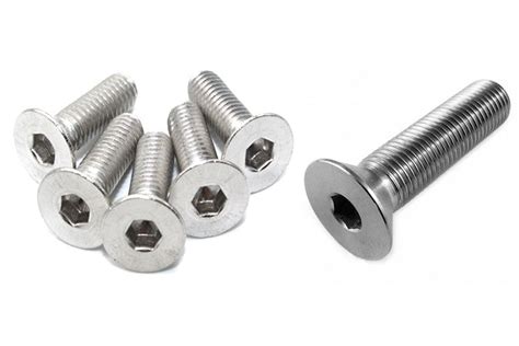 M8 A2 Stainless Steel Countersunk Screws Socket Bolts Allen Key Nyloc