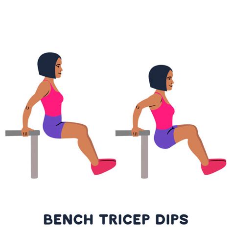 Tricep Dips With Chair Illustrations Royalty Free Vector Graphics And Clip Art Istock
