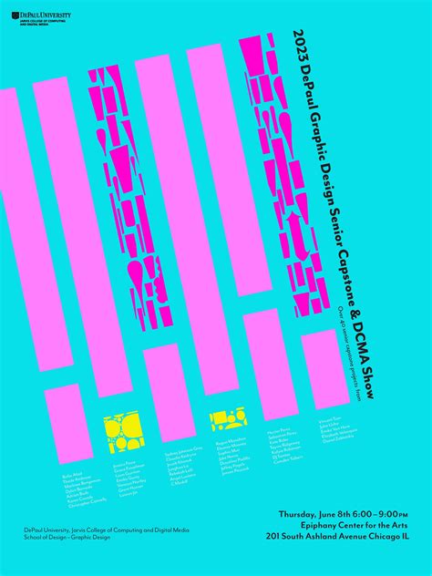 Jun 8 | !!!!!!: 2023 DePaul University Graphic Design DCMA Capstone