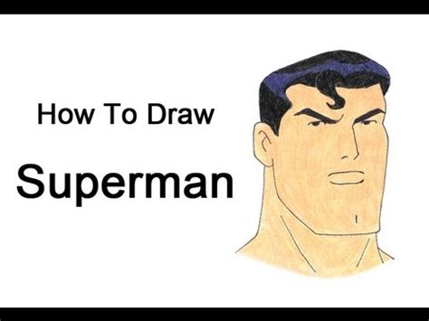 The outline (border) and the fill. How to Draw Superman (Justice League) - YouTube