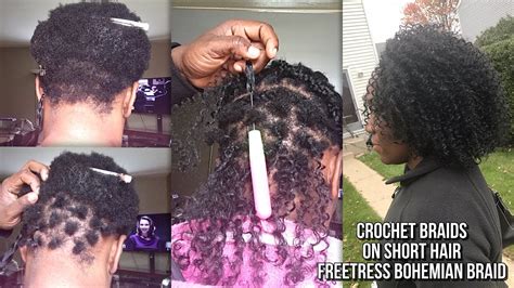 Therefore, you should consider it this year. HOW TO - RUBBER BAND METHOD CROCHET BRAIDS ON VERY SHORT ...