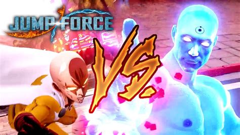 Jump Force Modded Battles Team Saitama Vs Team Dr Manhattan Youtube