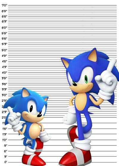 The True Height Of Sonic The Hedgehog By Chrislshack1998 On Deviantart