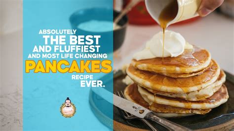 The Secrets To Fluffy Pancakes Breakfast Basics Recipe Youtube