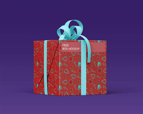 christmas  gift boxes wrapping paper mockup psd set good mockups
