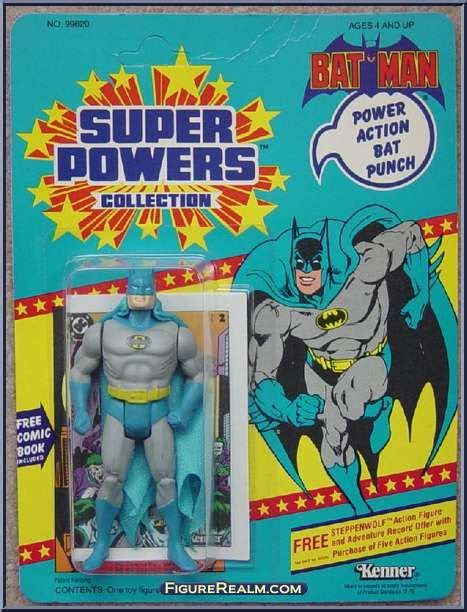 Kenner Super Powers Series 1 Batman Figure 1984 Batman Action Figures