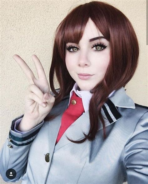 Ochako Uraraka Cosplay By Pulmoo Cosplay Hero My Hero Academia