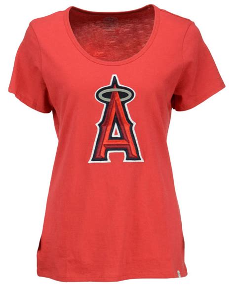 Lyst 47 Brand Womens Los Angeles Angels Of Anaheim Relaxed T Shirt