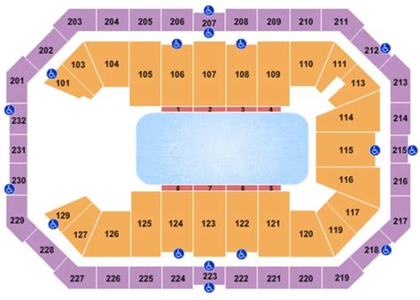 Citizens Bank Arena Seating Chart Disney Ice Elcho Table