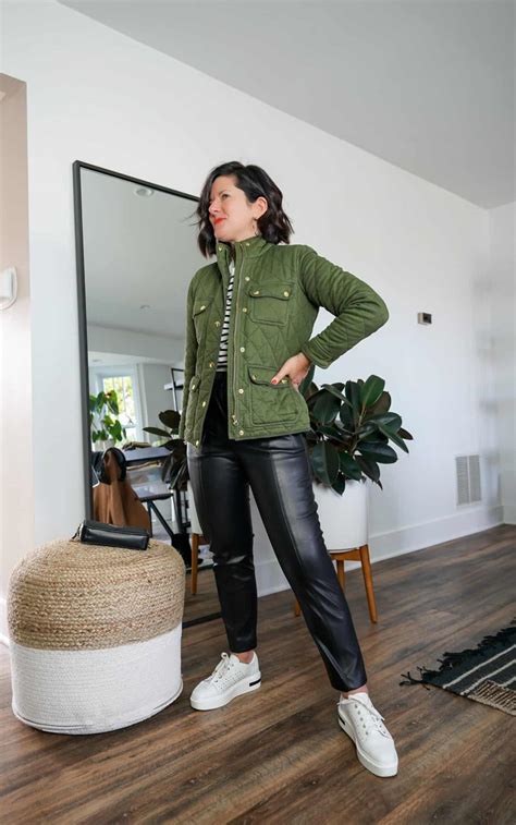 8 Effortless Womens Faux Leather Pants Outfits To Try This Season A
