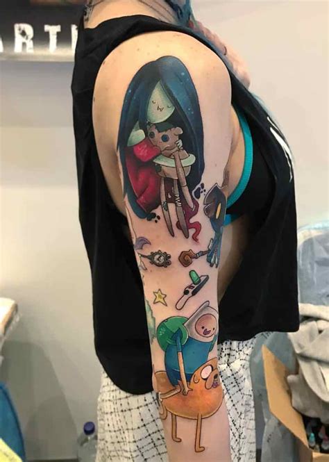 Adventure Time Tattoos By Brent Goudie Tattoo Insider
