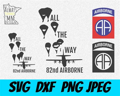 82nd Airborne Svg Bundle Etsy