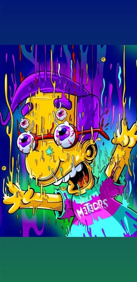 Trippy Simpsons Wallpapers Wallpaper Cave