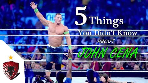 5 Things You Didnt Know About John Cena Youtube