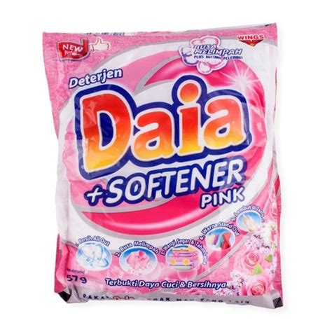 Jual Daia Detergent Softener Romantic Pink Powder 53 Gr 1 Pc Di