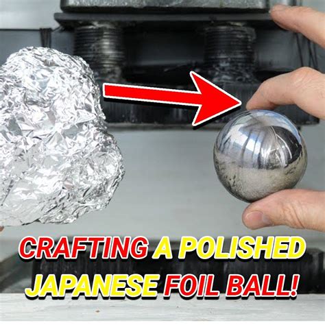 What S Inside A Japanese Foil Ball Hydraulic Press Experiment ⚪🔨 What S Inside A Japanese