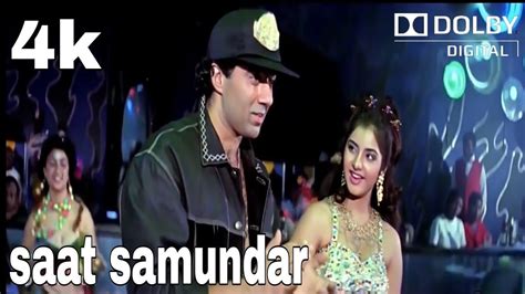 Saat Samundar Par 4k Hd Video Full Song Vishwatma Sunny Deol Youtube