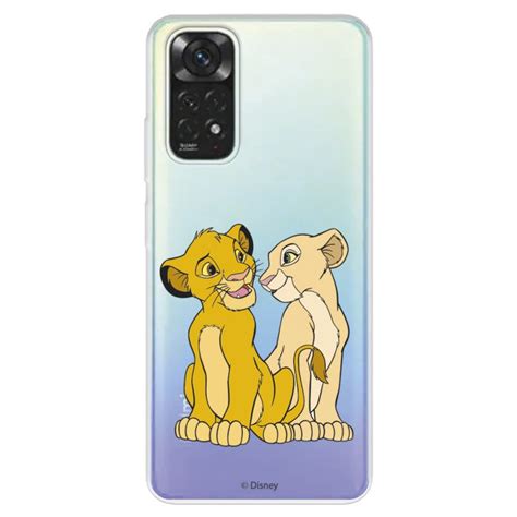 Capa Oficial Disney Simba E Nala Silhouette Para Xiaomi Redmi Note 11