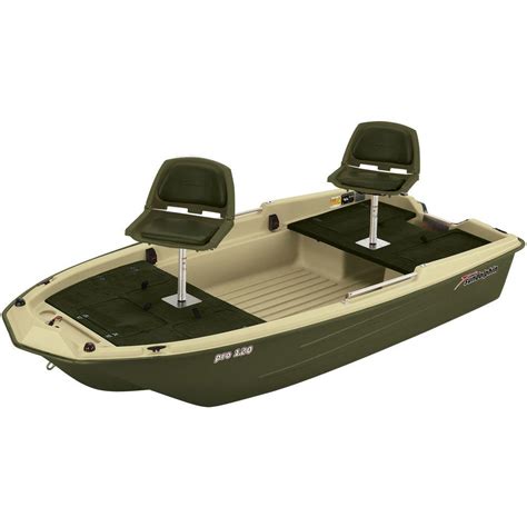 Swivel seats are both adjustable and removable. Sun Dolphin Pro 120 Fishing Boat-11027 - The Home Depot